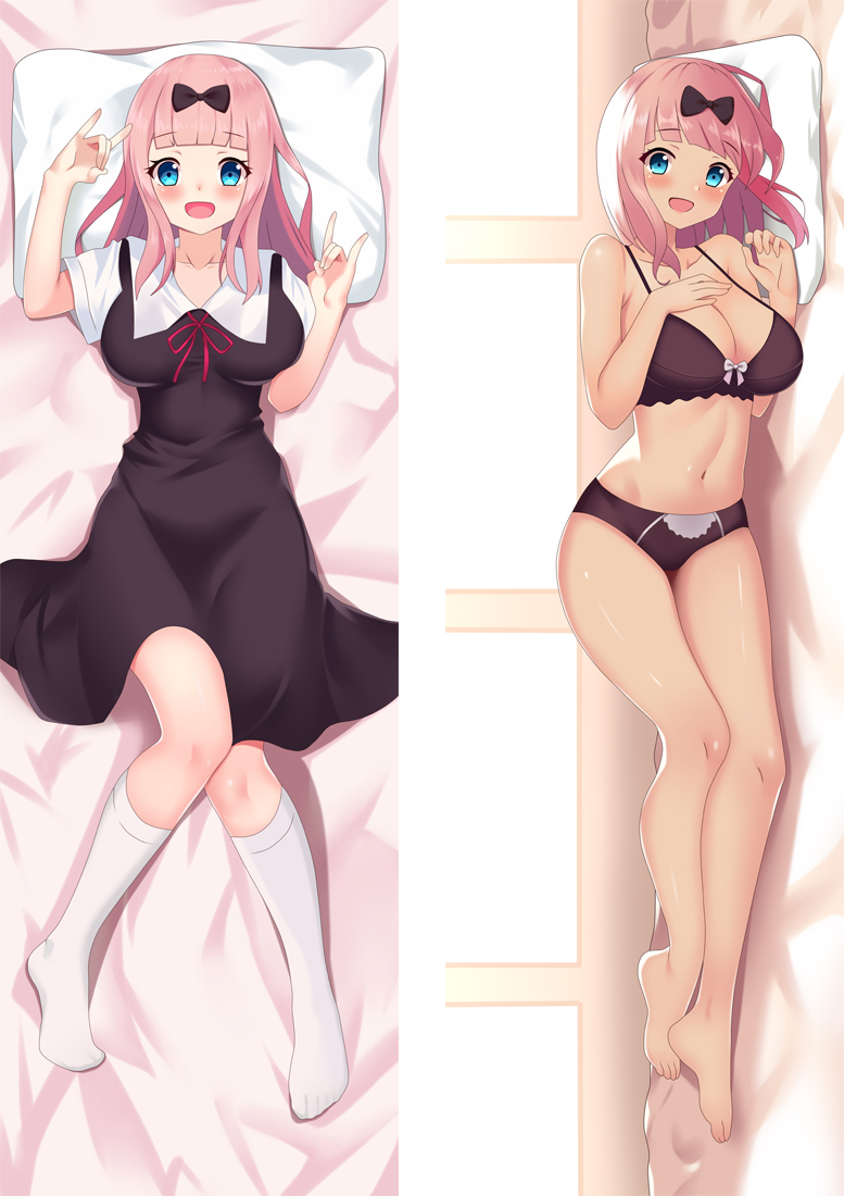 Kaguya-sama Love Is War Chika Fujiwara Anime Dakimakura 3d Pillow Japanese Lover Pillow