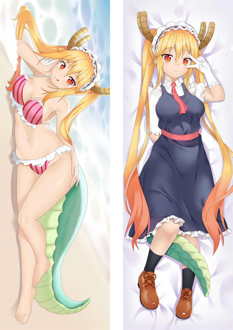 Miss Kobayashi's Dragon Maid Tohru Anime Dakimakura 3d Pillow Japanese Lover Pillow