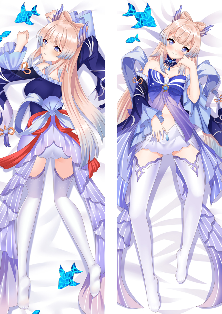 Genshin Impact Sangonomiya Kokomi Anime Dakimakura 3d Pillow Japanese Lover Pillow