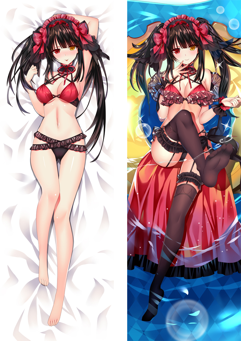 Date A Live Tokisaki Kurumi Anime Dakimakura 3d Pillow Japanese Lover Pillow