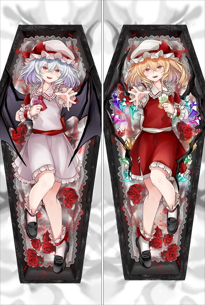 Touhou Project Remilia & Flandre Full body waifu japanese anime pillowcases