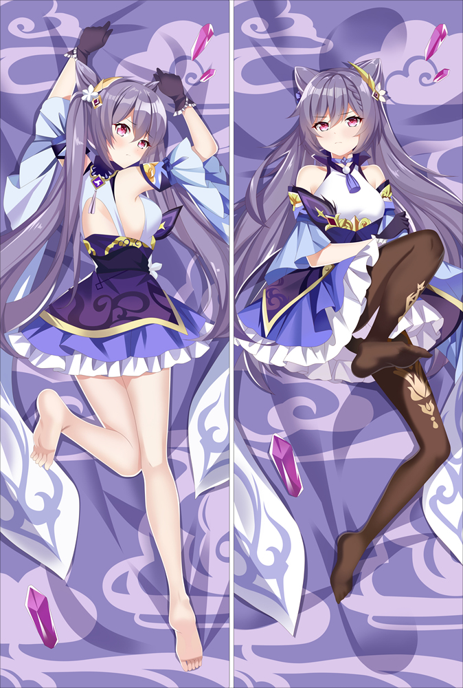 Keqing Genshin Impact Dakimakura 3d pillow japanese anime pillowcase