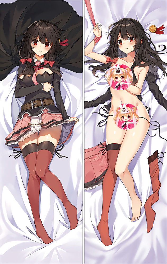 KonoSuba Gods Blessing on This Wonderful World - Megumin Anime Dakimakura 3d Pillow Japanese Lover Pillow