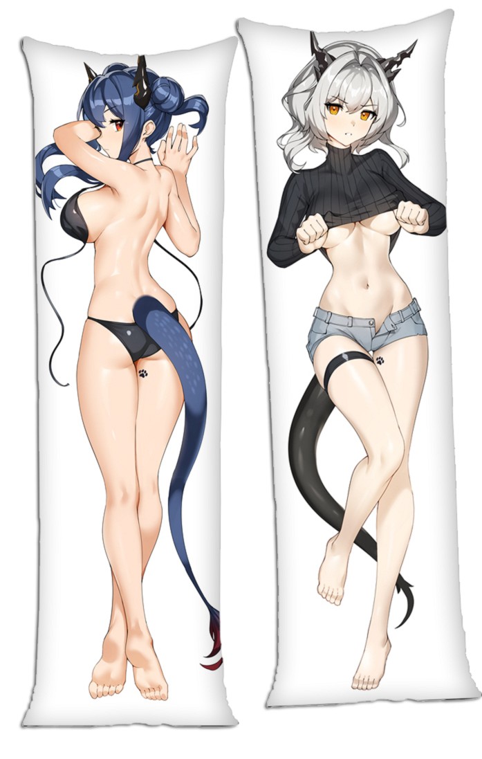 Arknights Tarla & Ch\'en Anime Dakimakura 3d Pillow Japanese Lover Pillow