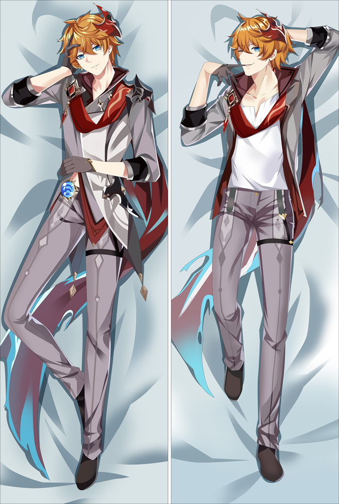 Genshin Impact ZhongLi Anime Dakimakura Japanese Hugging Body Pillow Cover