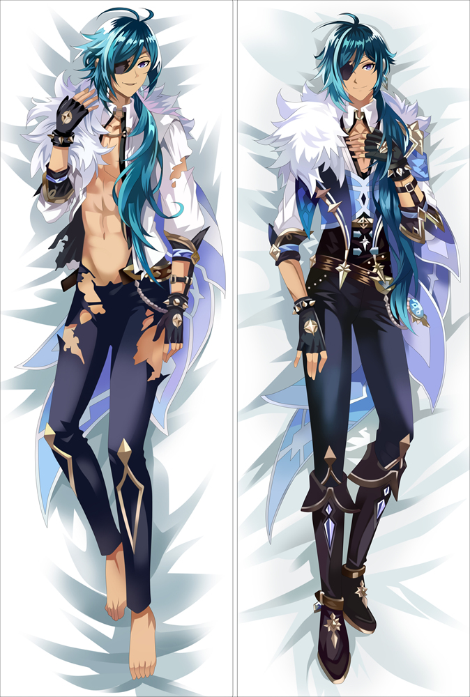 Genshin Impact Kaeya Alberch Anime Dakimakura Japanese Hugging Body Pillow Cover