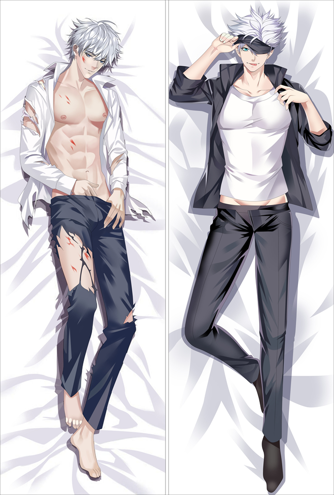 Gojo Satoru Jujutsu Kaisen Anime Dakimakura Japanese Hugging Body Pillow Cover