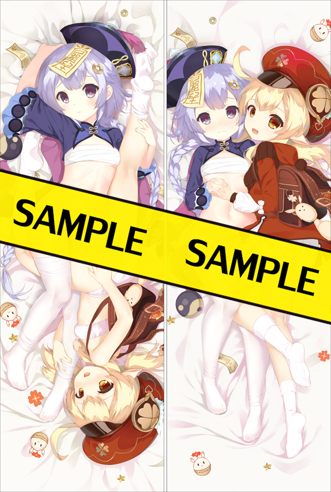 Genshin Impact QiQi Klee Anime Dakimakura Japanese Hugging Body PillowCover