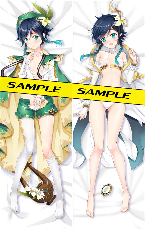 Genshin Impact Barbatos Anime Dakimakura Japanese Hugging Body PillowCover