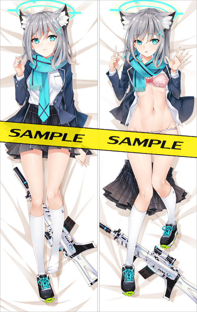 Blue Archive Sand Wolf Shiroko Anime Dakimakura 3d Pillow Japanese Lover Pillow