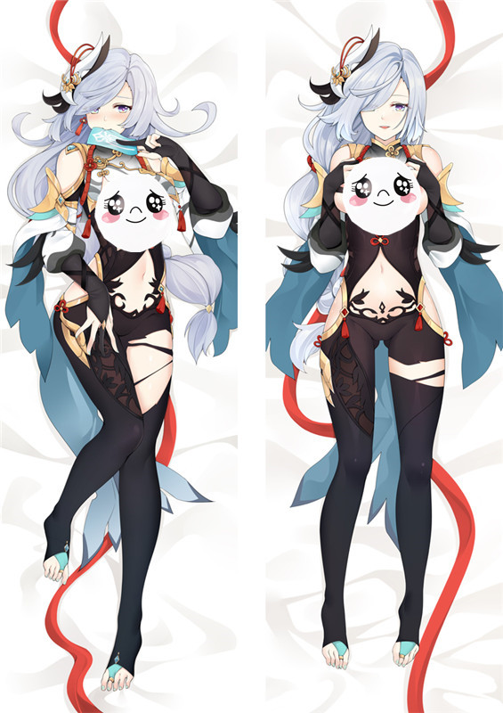 Genshin Impact Shenhe Anime Dakimakura Pillow 3D Japanese Lover Pillow