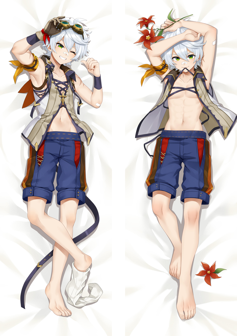 Genshin Impact Bennett Anime Dakimakura Pillow 3D Japanese Lover Pillows