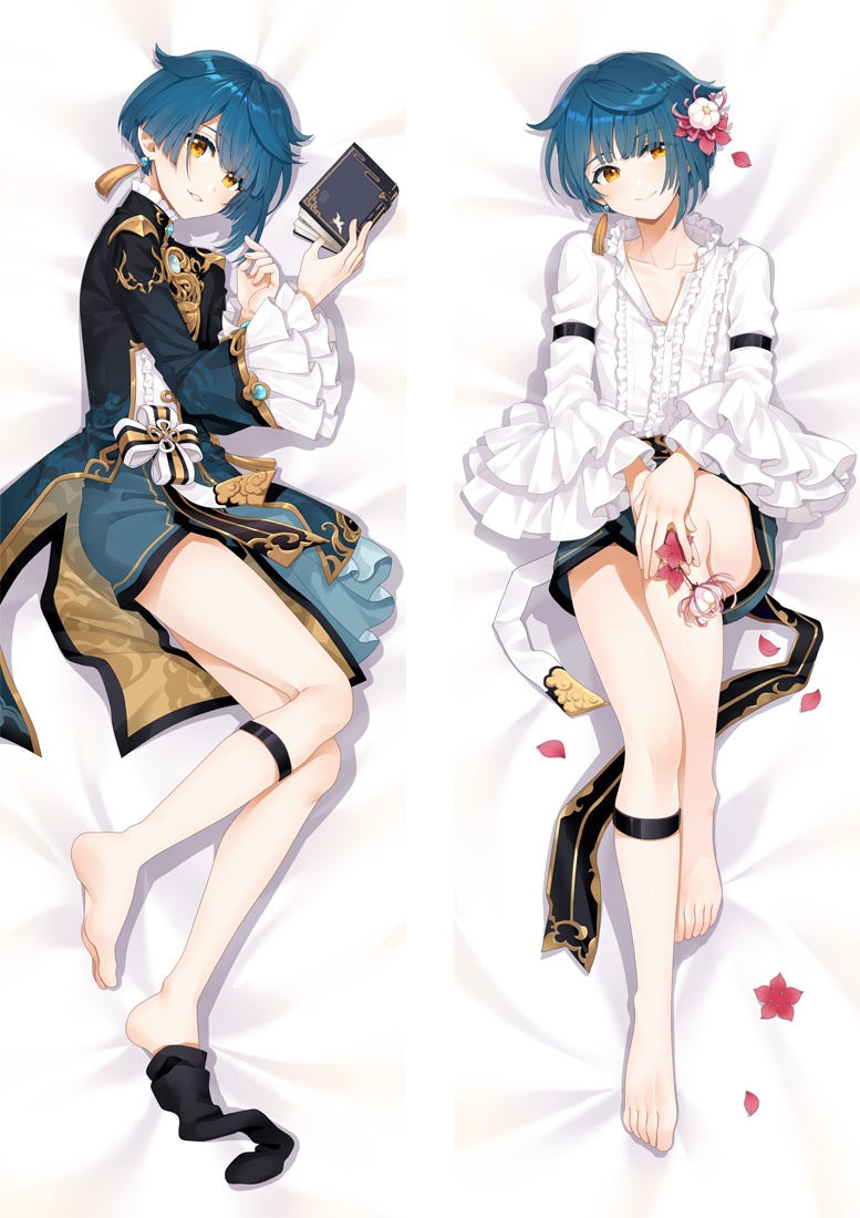 Genshin Impact Xingqiu Anime Dakimakura Pillow 3D Japanese Lover Pillows