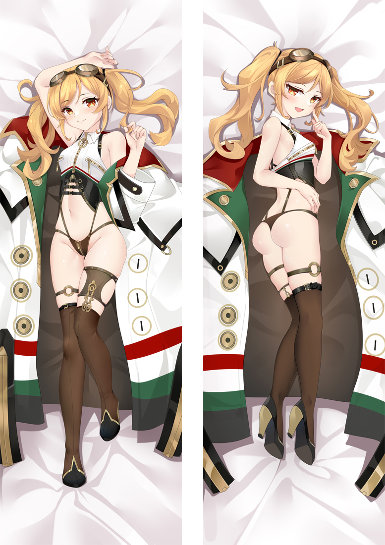 Azur Lane RN Leonardo Da Vinci Anime Dakimakura Pillow 3D Japanese Lover Pillowcase