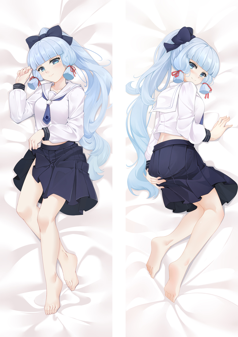 Genshin Impact Kamisato Ayaka Anime Dakimakura Pillow 3D Japanese Lover Body Pillow