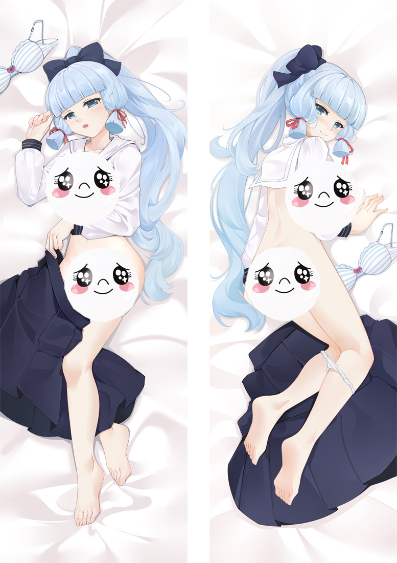 Genshin Impact Kamisato Ayaka Anime Dakimakura Pillow 3D Japanese Lover Body Pillow