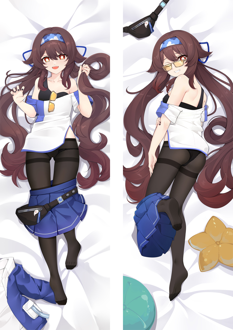 Genshin Impact Hutao Anime Dakimakura Pillow 3D Japanese Lover Body Pillow