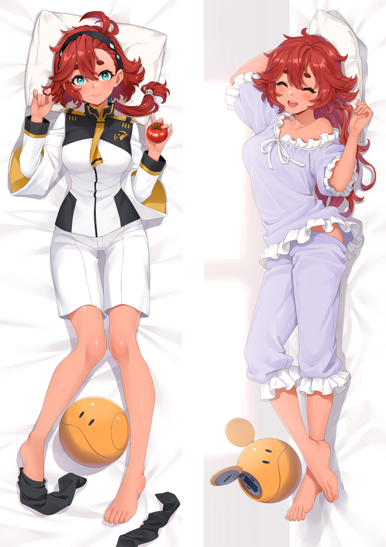 Mobile Suit Gundam THE WITCH FROM MERCURY Suletta Mercury Anime Dakimakura Pillow 3D Japanese Lover Body Pillow