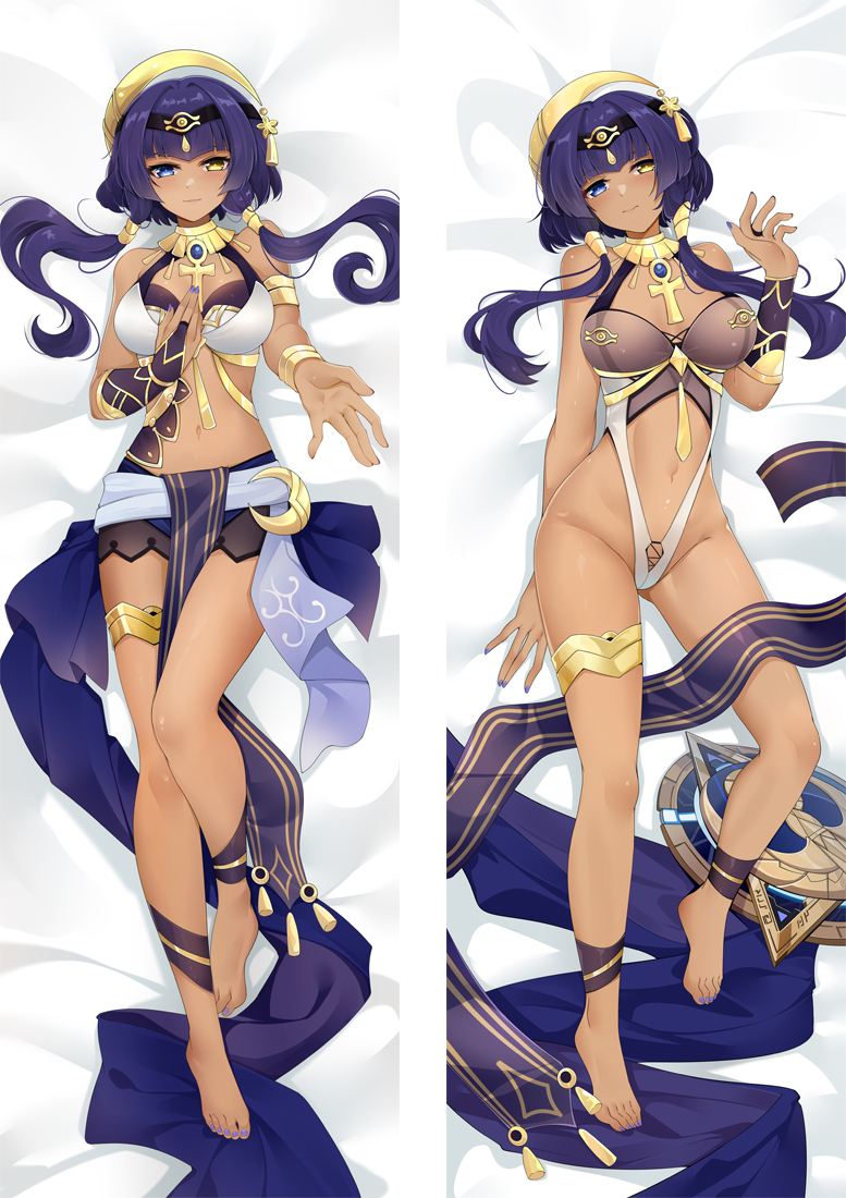 Genshin Impact Candace Anime Dakimakura Pillow 3D Japanese Lover Body Pillow