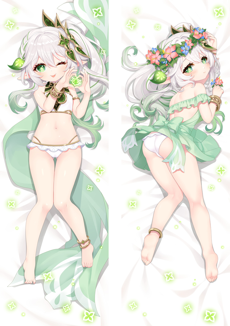 Genshin Impact Nahida Anime Dakimakura Pillow 3D Japanese Lover Body Pillow