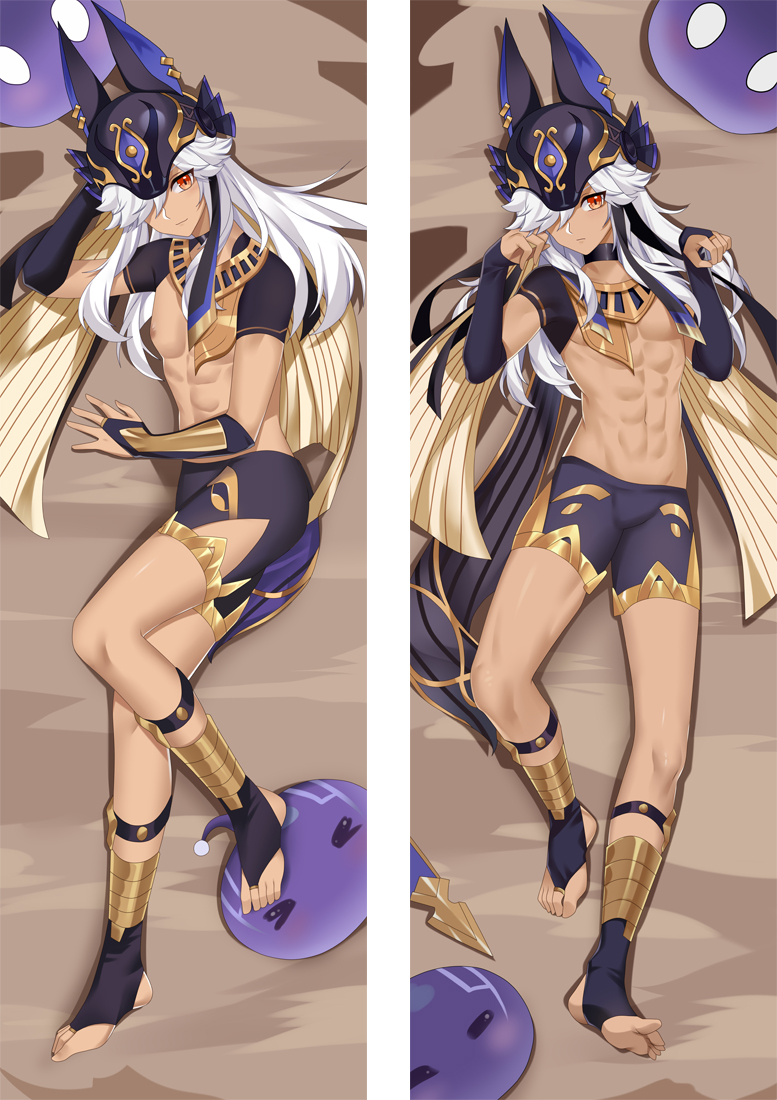 Genshin Impact Cyno Anime Dakimakura Pillow 3D Japanese Lover Body Pillow