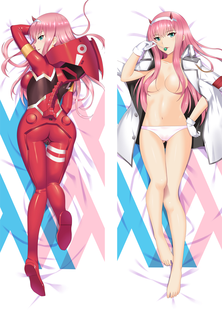 Darling in the Franxx Code002 Zero Two Anime Dakimakura Pillow 3D Japanese Lover Pillow