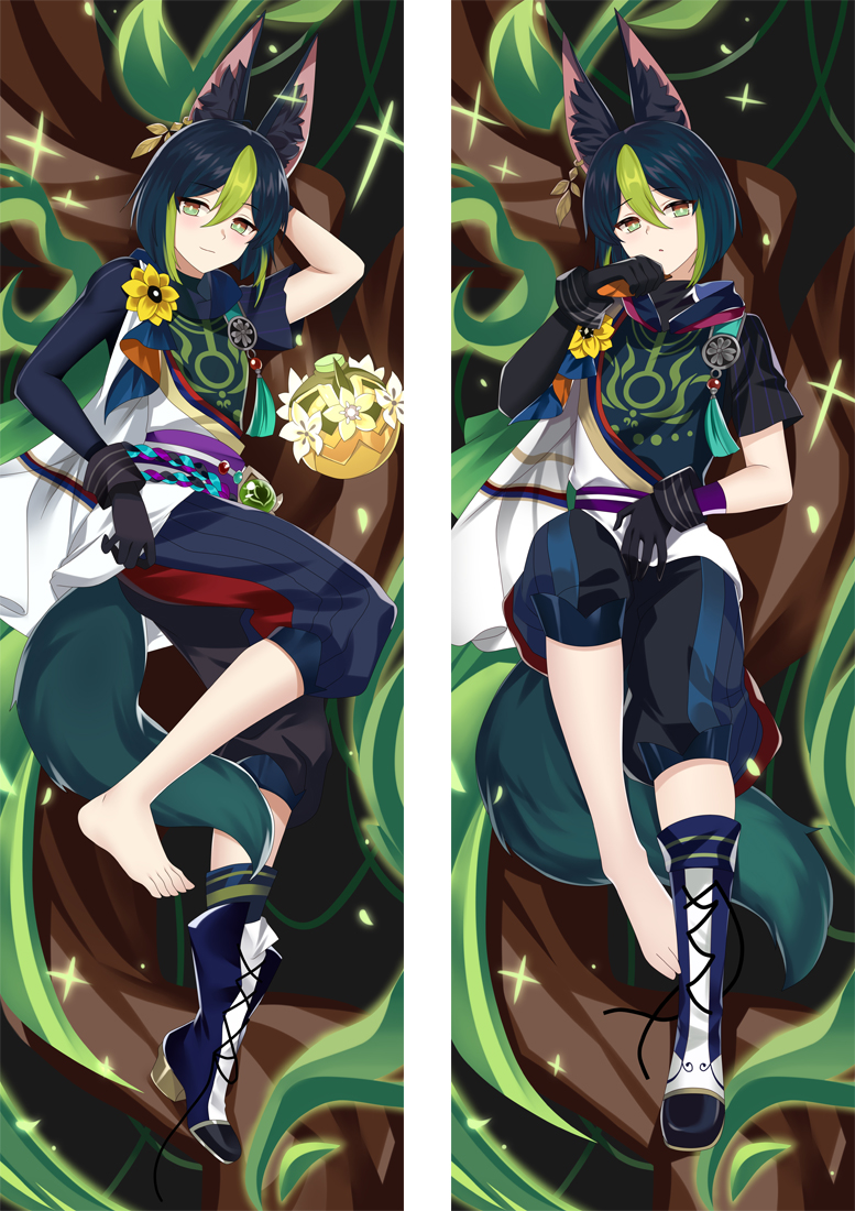 Genshin Impact Tighnari Anime Dakimakura Pillow 3D Japanese Lover Body Pillow