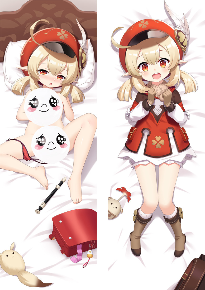 Genshin Impact Klee Anime Dakimakura Pillow 3D Japanese Lover Body Pillow