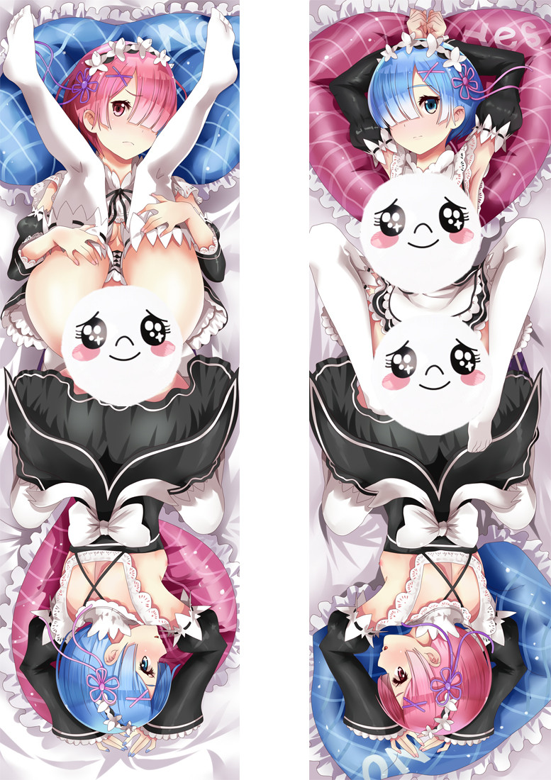 Rem Ram Re Zero Anime Dakimakura Pillow 3D Japanese Lover Body Pillow