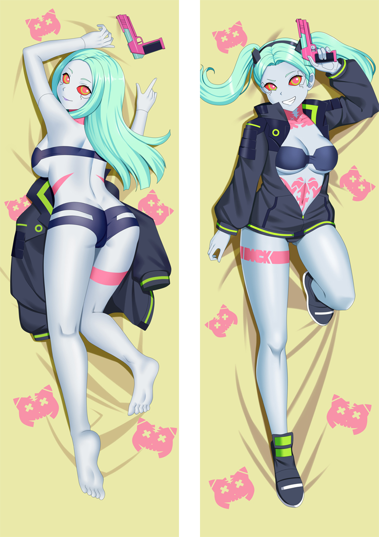 Cyberpunk Edgerunners Rebecca Anime Dakimakura Pillow 3D Japanese Lover Body Pillow