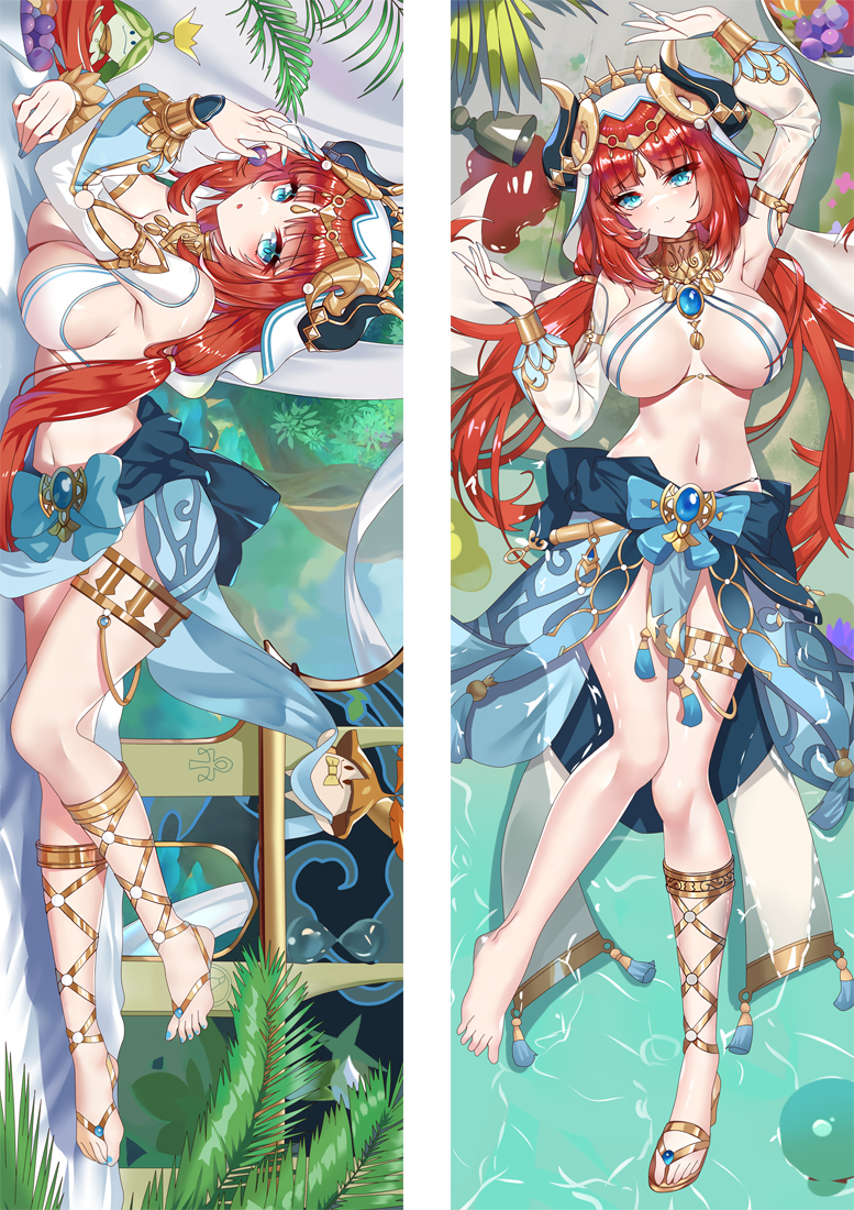 Genshin Impact Nilou Anime Dakimakura Pillow 3D Japanese Lover Body Pillow