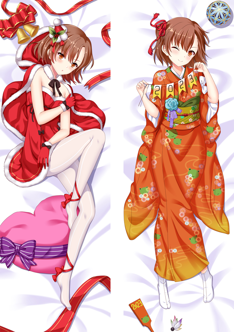 A Certain Scientific Railgun Mikoto Misaka Anime Dakimakura Pillow 3D Japanese Lover Body Pillow