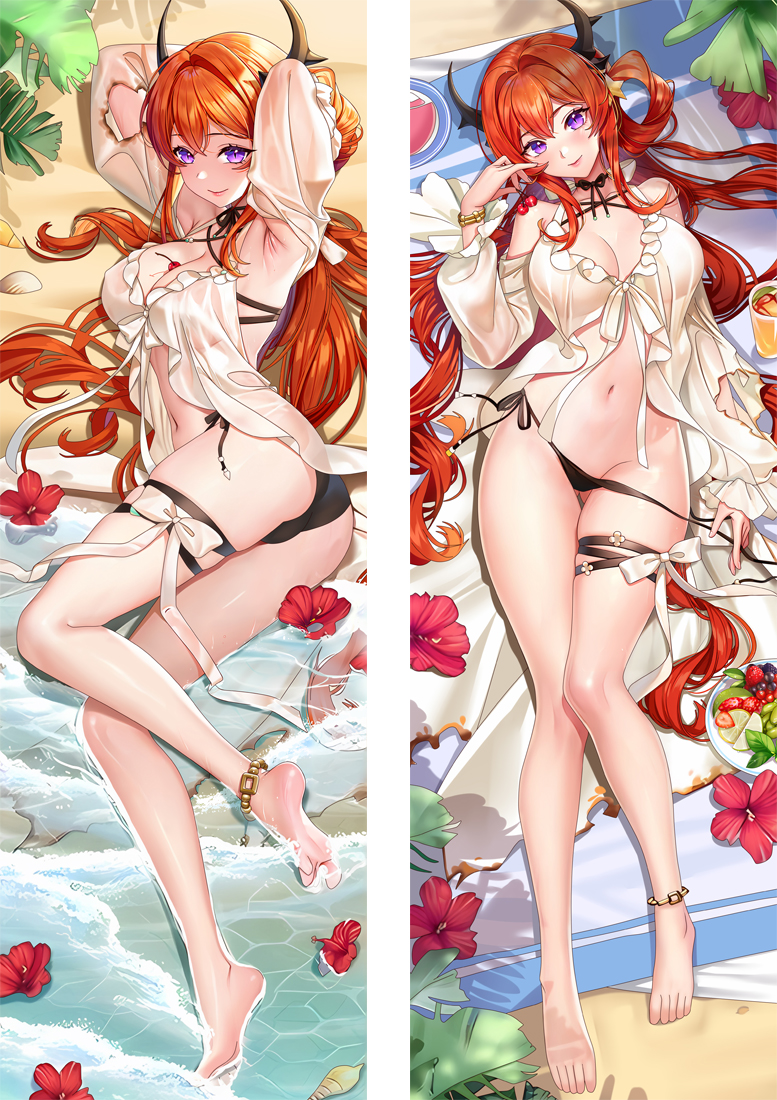 Arknights Surtr 42 Anime Dakimakura Pillow 3D Japanese Lover Body Pillow