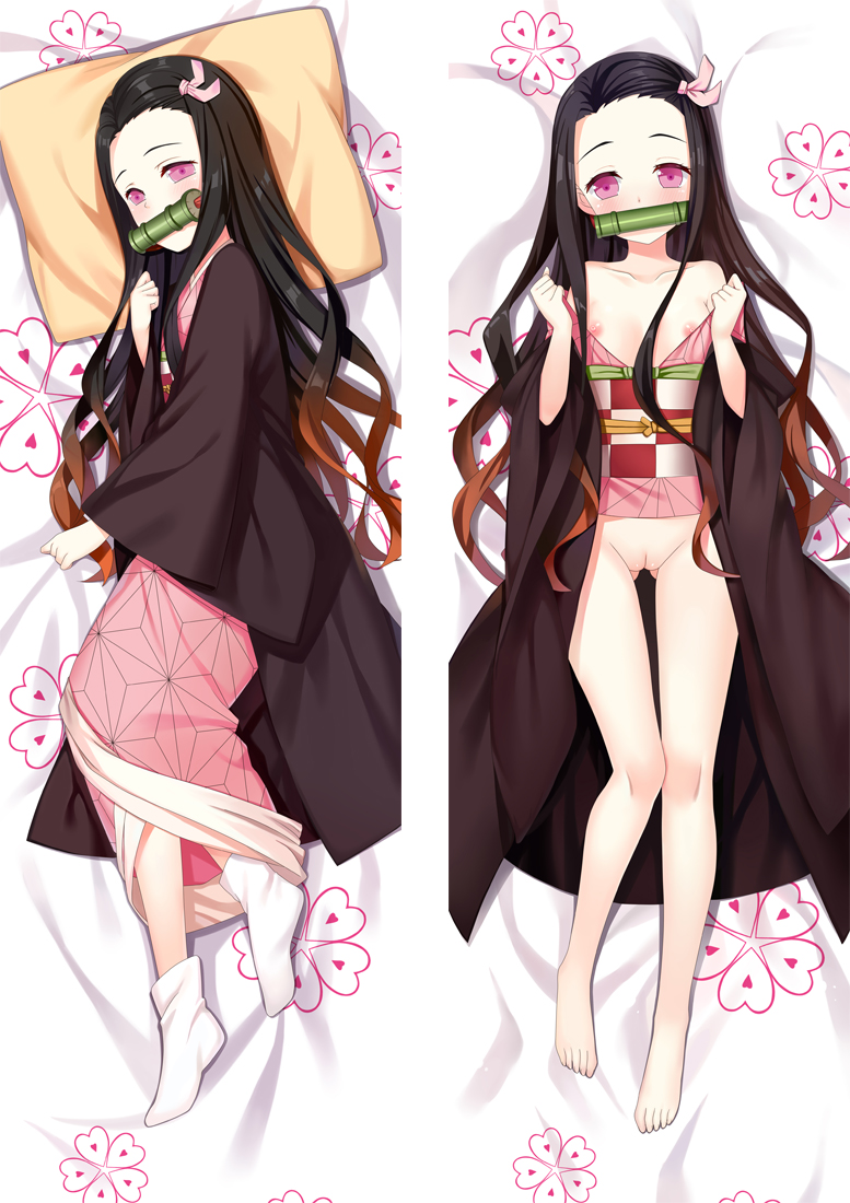 Demon Slayer Kimetsu no Yaiba Kamado Nezuko Anime Dakimakura Pillow 3D Japanese Lover Body Pillow