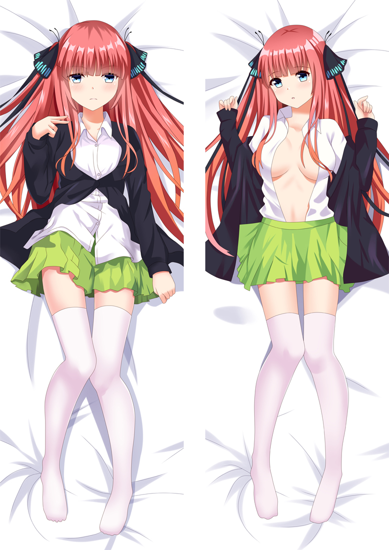 The Quintessential Quintuplets Nakano Nino Anime Dakimakura Pillow 3D Japanese Lover Pillow