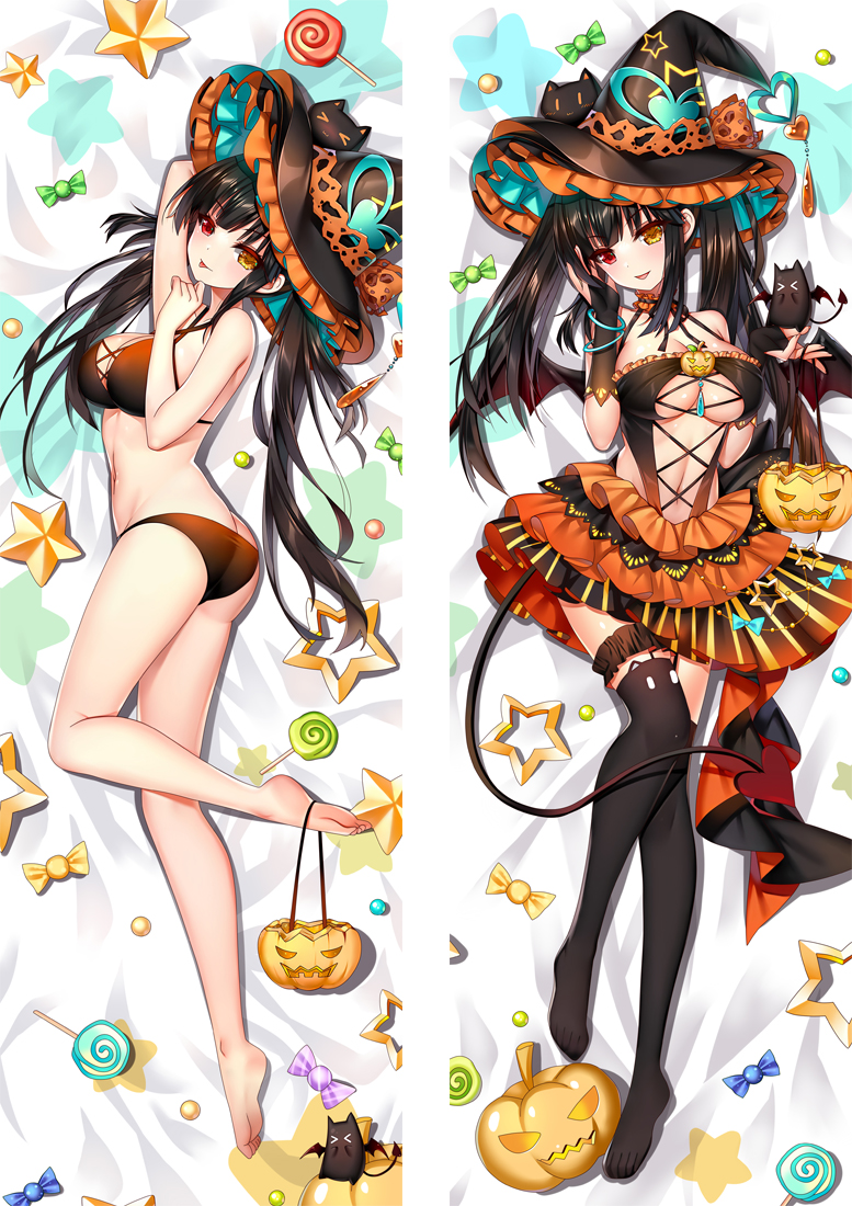 Date A Live Tokisaki Kurumi Anime Dakimakura Pillow 3D Japanese Lover Body Pillow