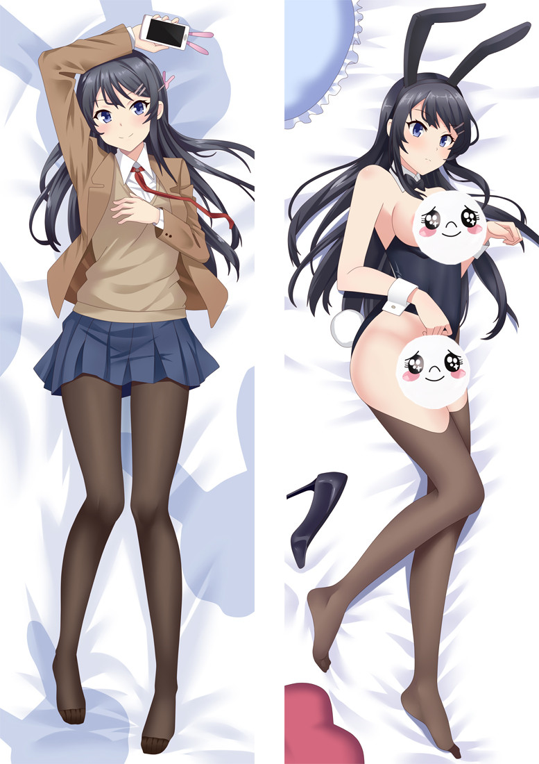 Rascal Does Not Dream of Bunny Girl Senpai Anime Dakimakura Pillow 3D Japanese Lover Body Pillow