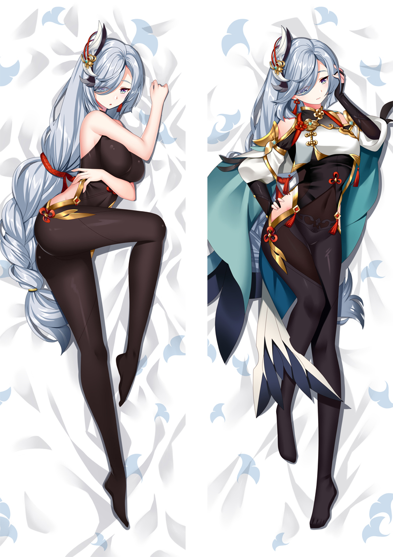 Genshin Impact Shenhe Anime Dakimakura Pillow 3D Japanese Lover Pillow