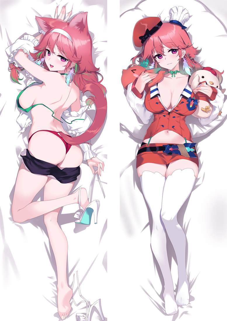 Hololive Virtual Youtuber Hakui Koyori Anime Dakimakura Pillow 3D Japanese Lover Pillow