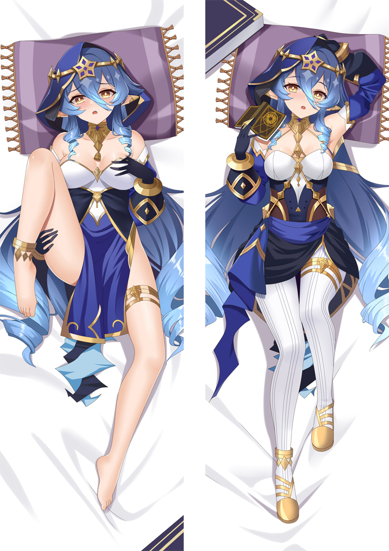 Genshin Impact Layla Anime Dakimakura Pillow 3D Japanese Lover Body Pillow