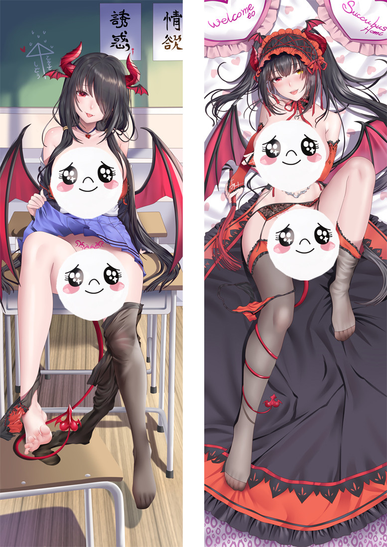 Date A Live Tokisaki Kurumi Anime Dakimakura Pillow 3D Japanese Lover Body Pillow