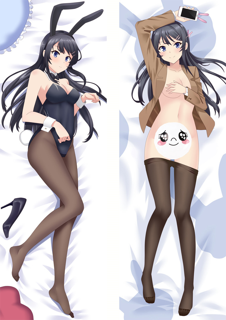 Rascal Does Not Dream of Bunny Girl Senpai Anime Dakimakura Japanese Hugging Body Pillow Cover