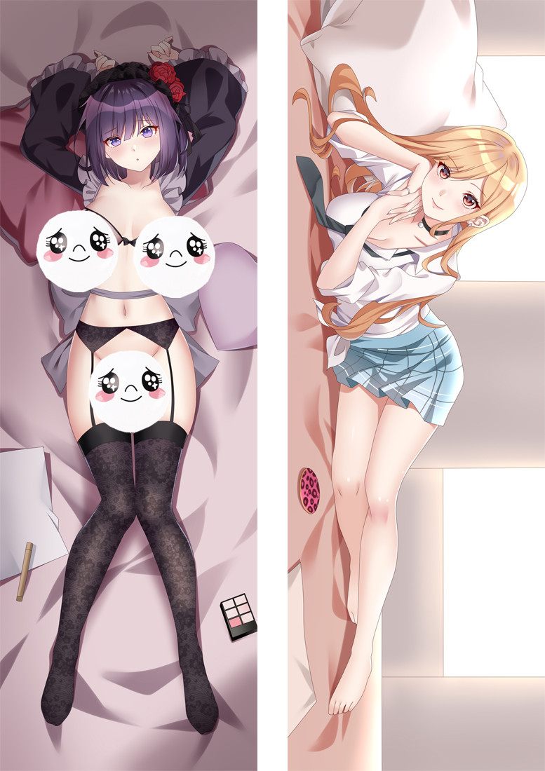 My Dress Up Darling Kitagawa Marin Anime Dakimakura Japanese Hugging Body Pillow Cover