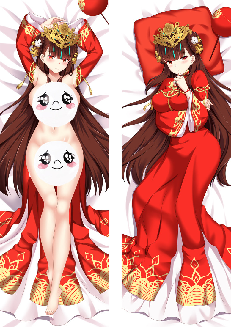 Azur Lane ROC Yat Sen Anime Dakimakura Japanese Hugging Body Pillow Cover