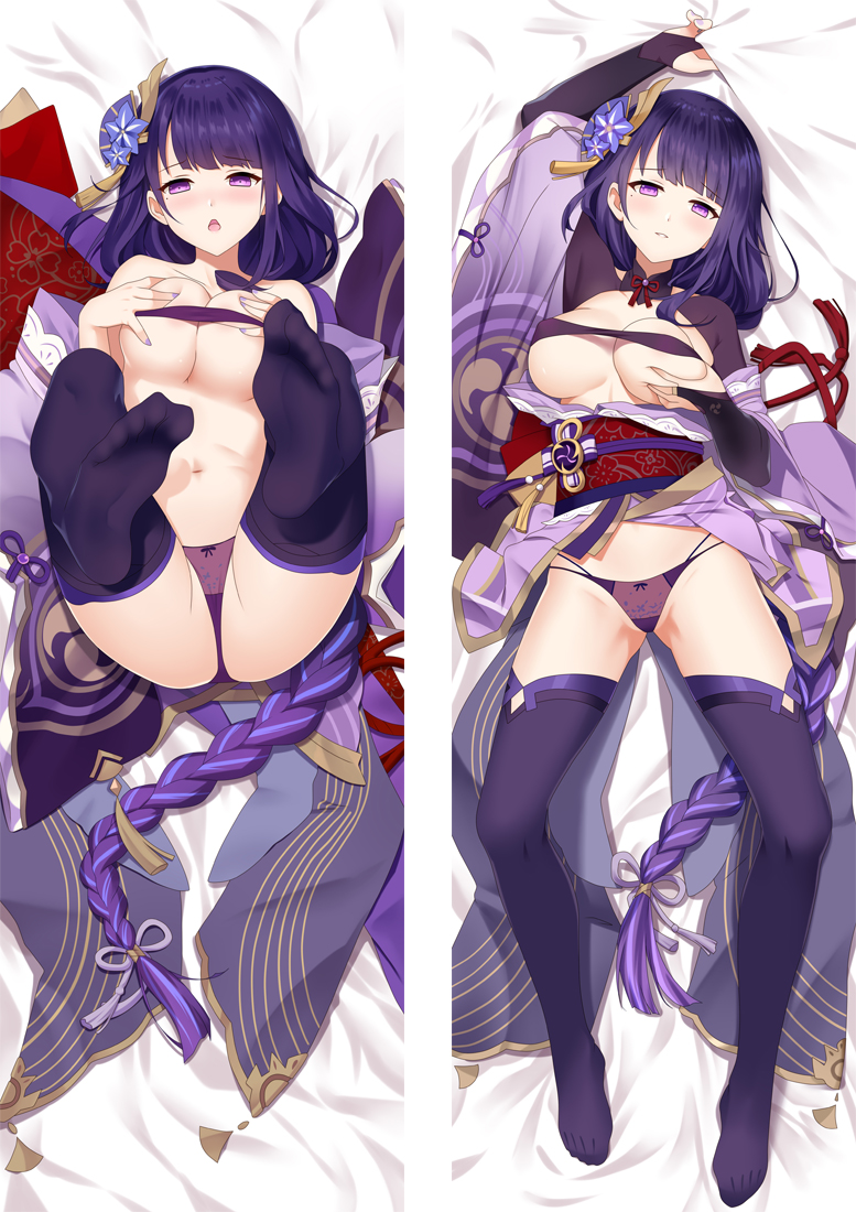 Genshin Impact Raiden Shogun Baal Anime Dakimakura Japanese Love Body Pillow