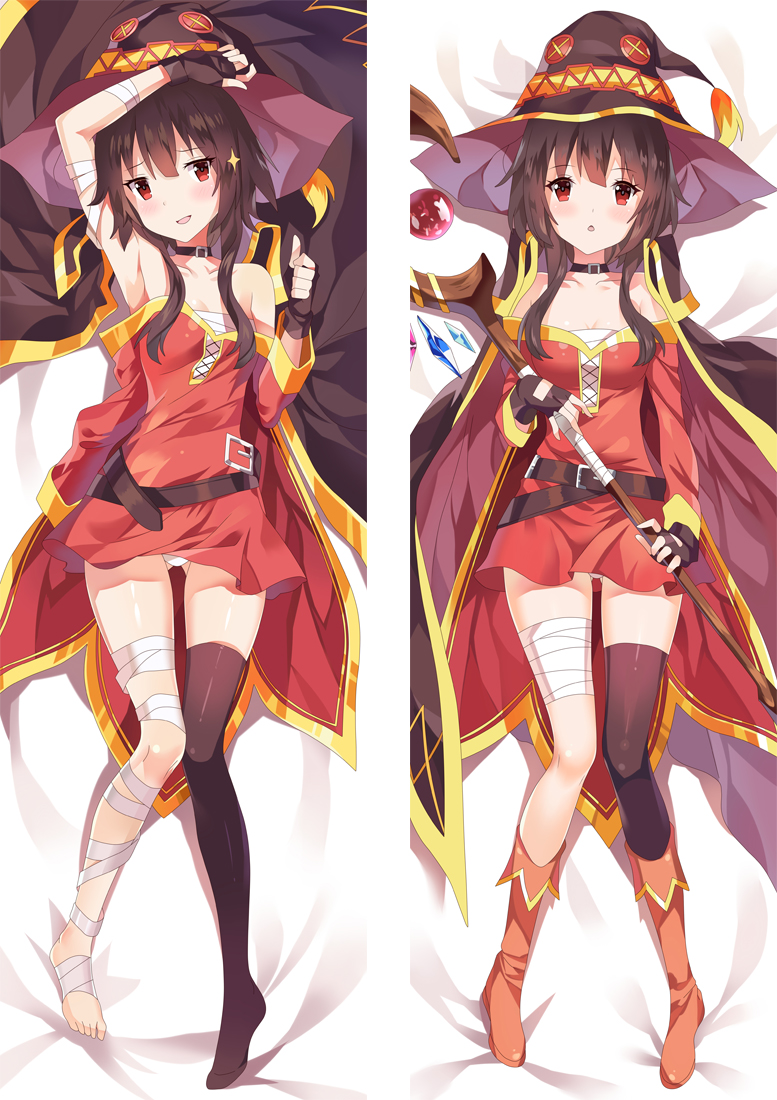 KonoSuba God\'s Blessing on This Wonderful World! Megumin Anime Dakimakura Japanese Love Body Pillow