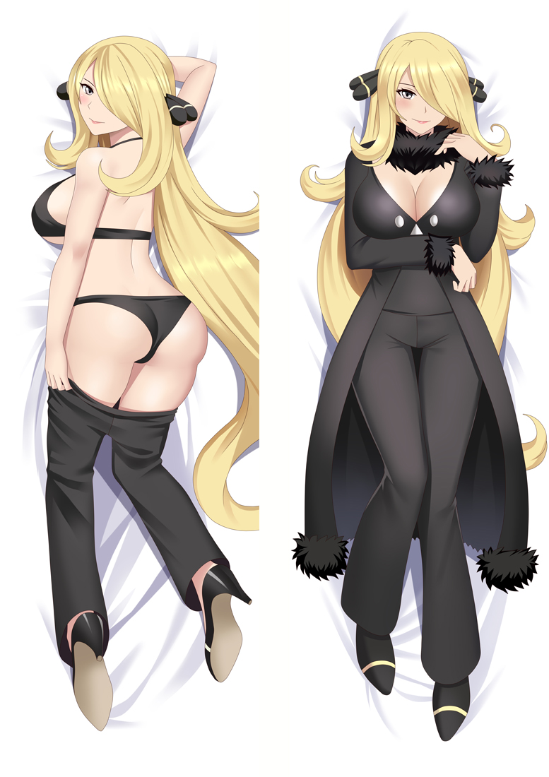 Pokemon Cynthia Anime Dakimakura Japanese Love Body Pillow