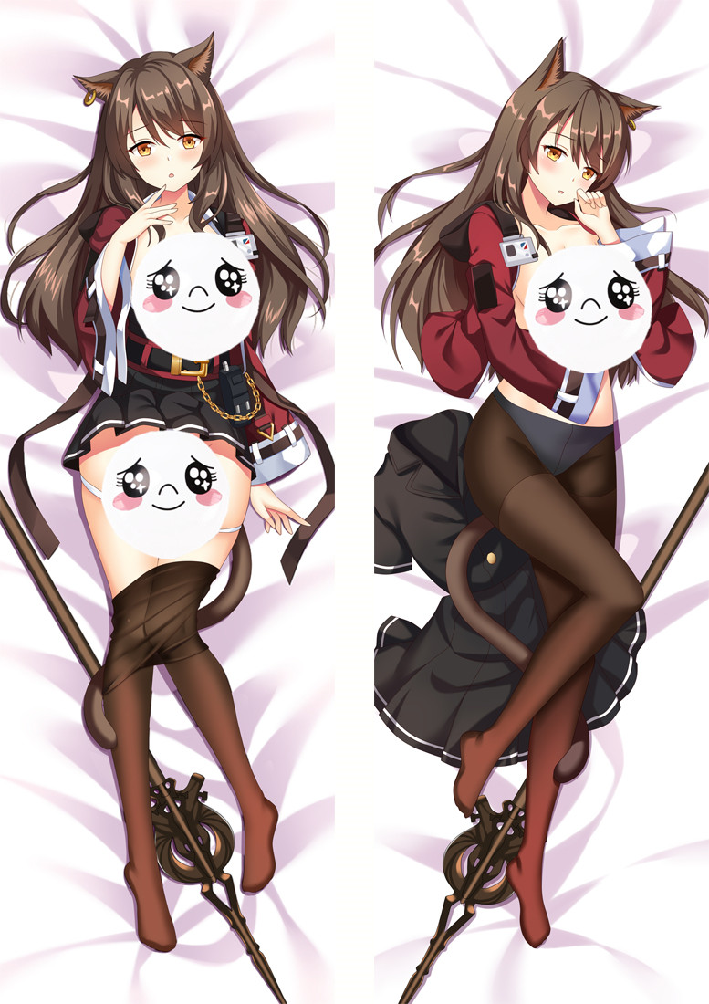 Arknights AMIYA Anime Dakimakura Pillow 3D Japanese Lover Pillow