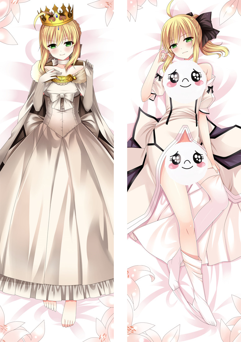 FateGrandOrder Altria Pendragon Saber Anime Dakimakura Pillow 3D Japanese Lover Pillow