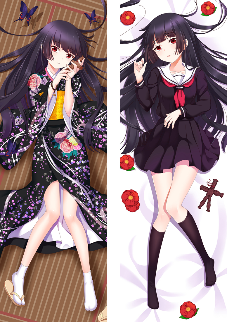 Hell Girl Ai Enma Anime Dakimakura Pillow 3D Japanese Lover Pillow